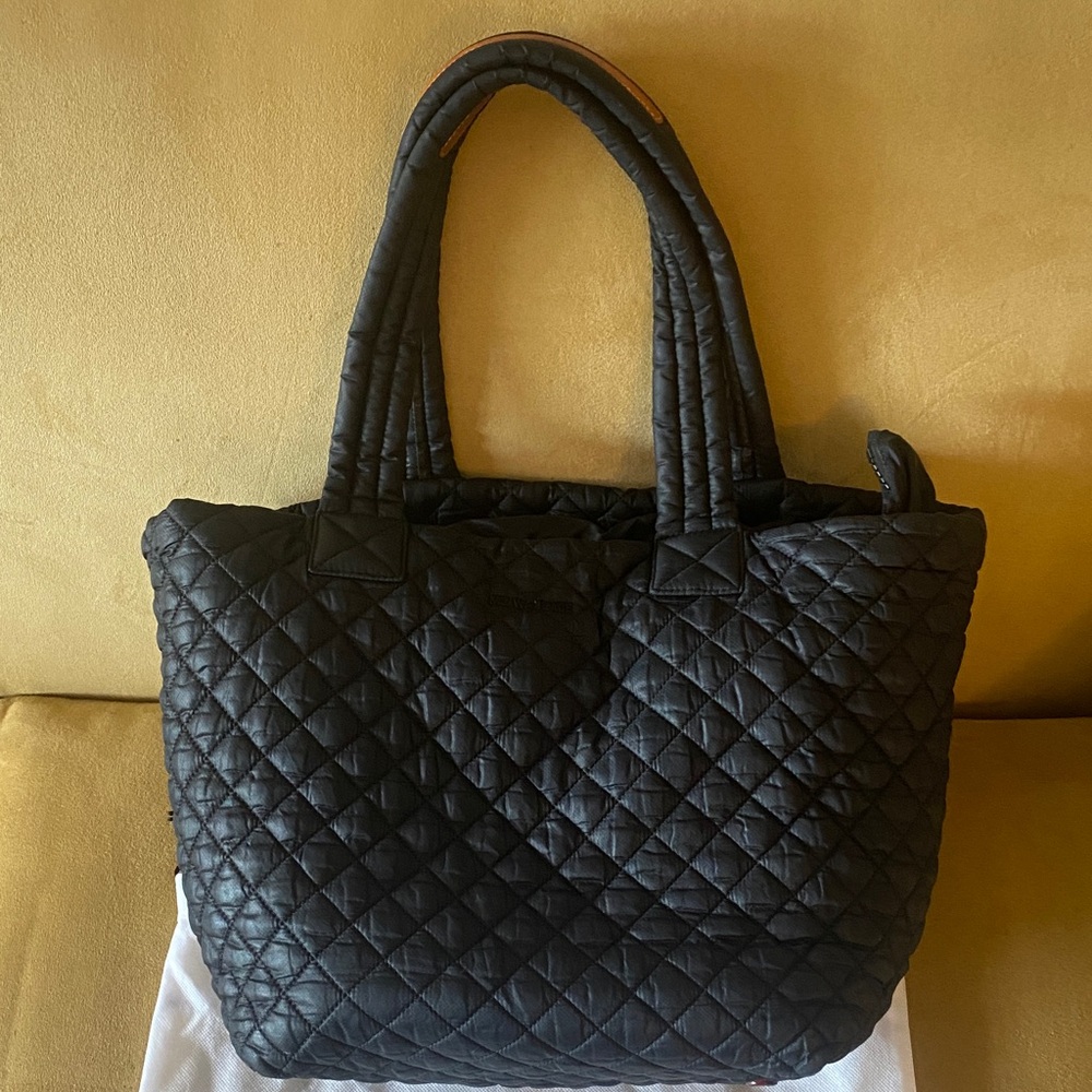 MZ Wallace Black Quilted Tote